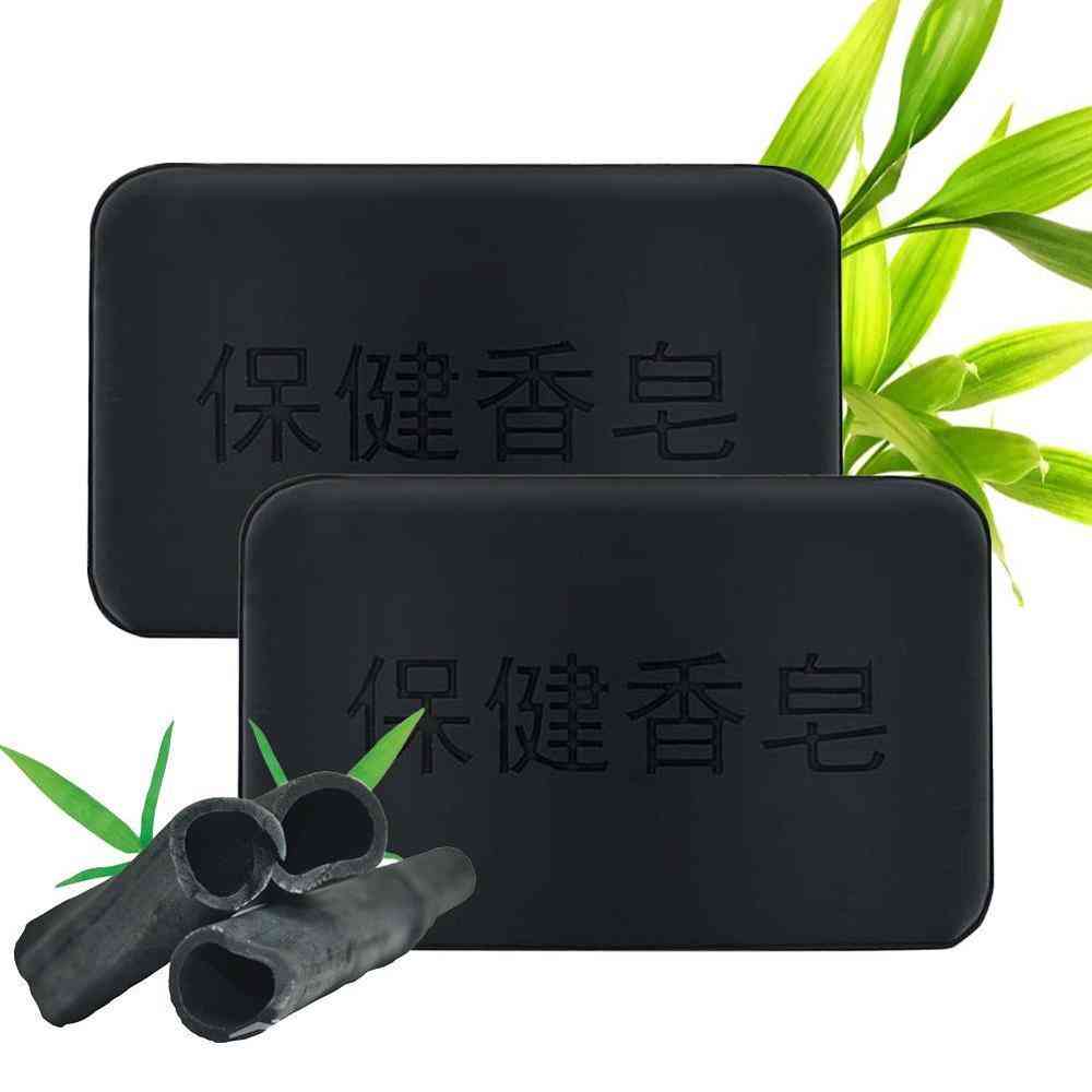 Anti Bacterial, Tourmaline Remover Acne Charcoal Soap For Face And Body
