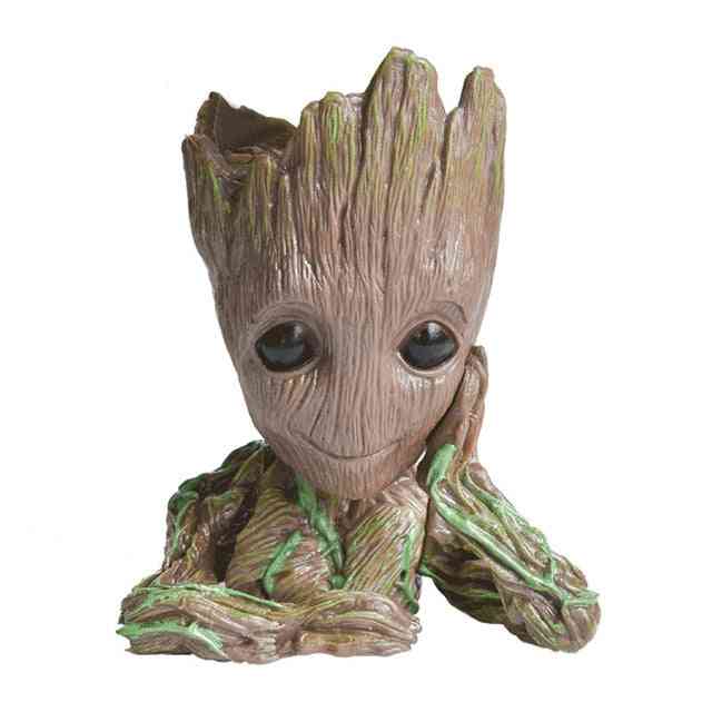 Figura de acción de juguete modelo de hombre árbol para niños - portalápices, maceta de jardín creativa - 2