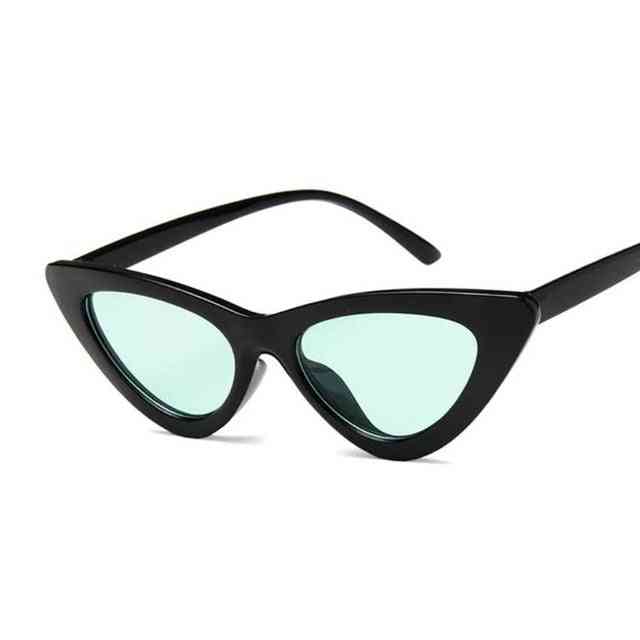 Sexy retro - ochelari de soare mici pentru ochi de pisică pentru femei
