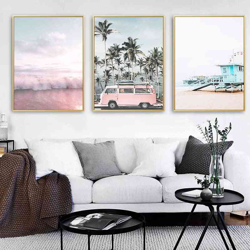 Ocean Landscape Canvas Poster Nordic Style -wall Art Print Painting