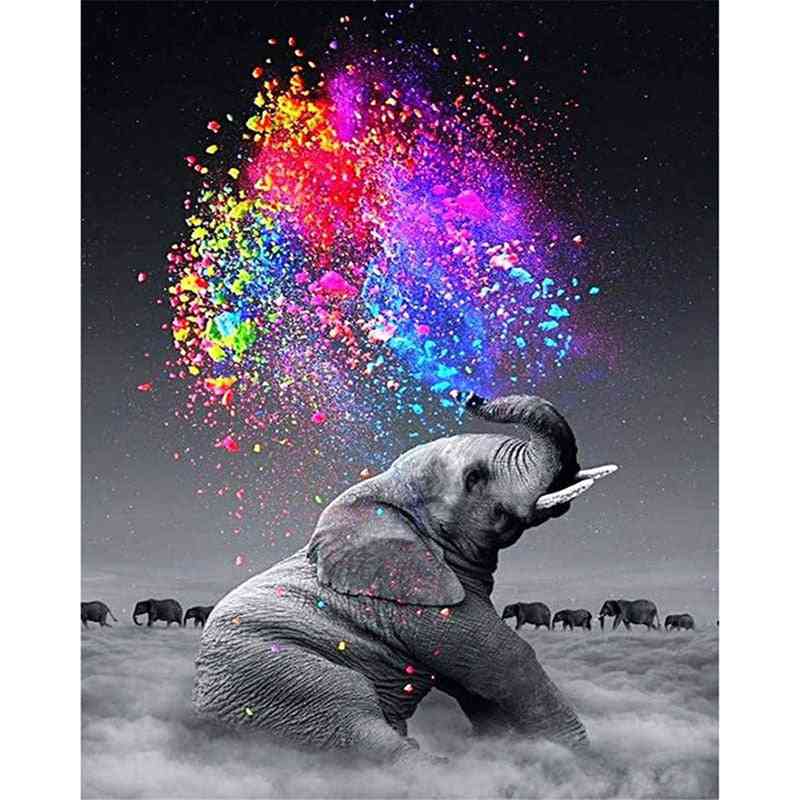 Cloud Elephant, Cigarettes Animal - Canvas Wedding Decoration Art