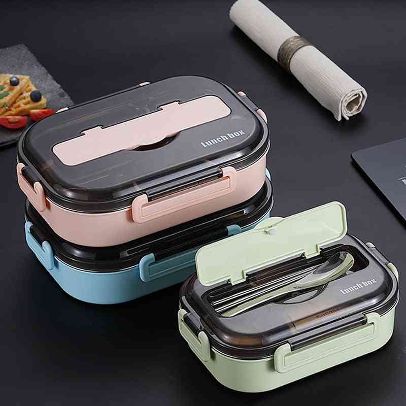 Portable 304 Stainless Steel Compartment Lunch Box