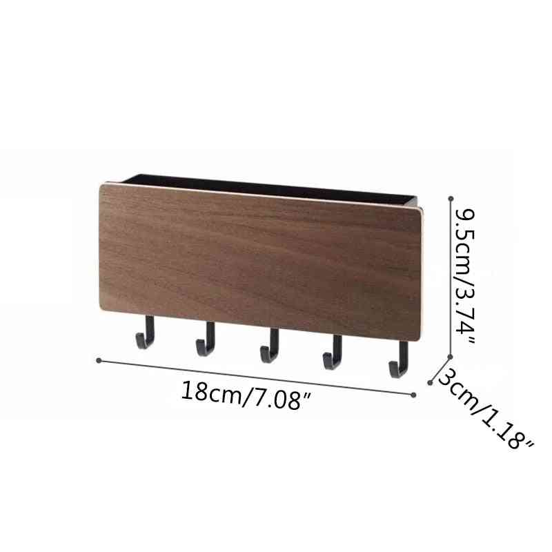 Wall Hung Type Wooden Decorative - Wall Shelf Sundries, Hanger / Organizer Key Rack