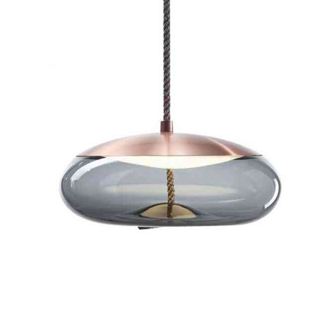 Skandinavisk knut hängande lampor sängen nordisk luminaria deco - glans hänglampa