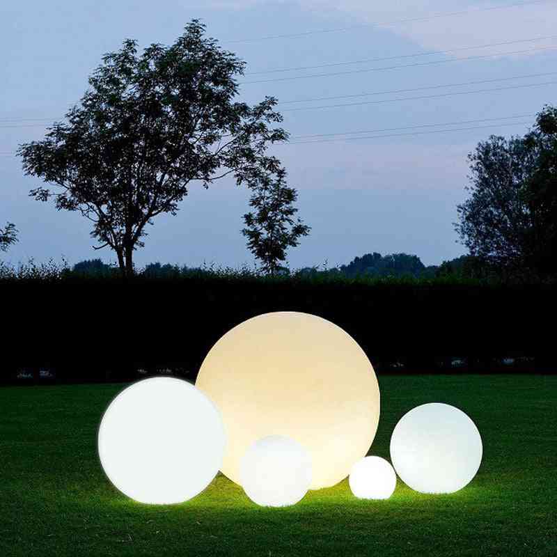 Luce a sfera da giardino a led impermeabile - luce subacquea rgb ip68 da esterno - telecomando / 12x12x12cm