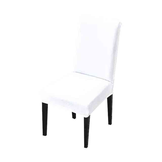 Stretch Spandex Removable Dining Room Chair Covers-  Solid Color