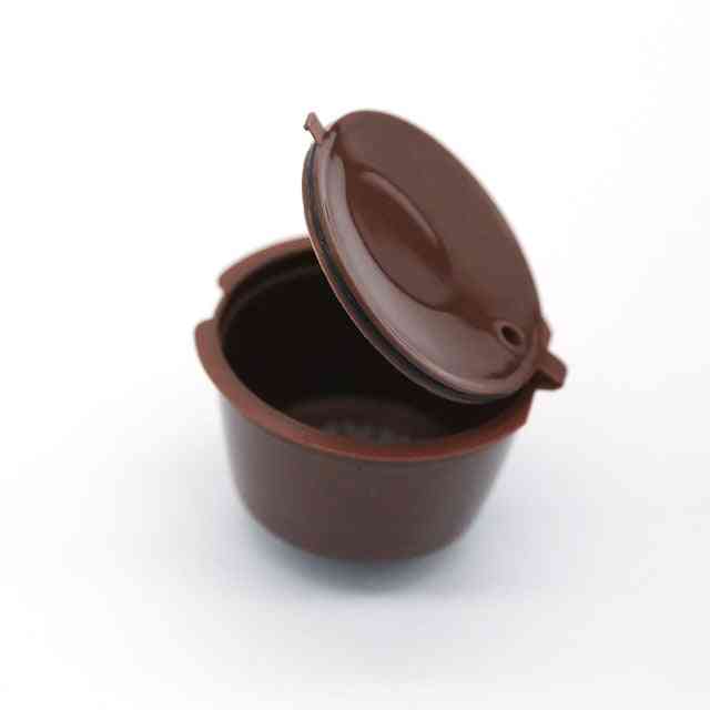 3 Pcs Reusable Coffee Capsule Filter Cup For Nescafe Dolce - Gusto Refillable Caps