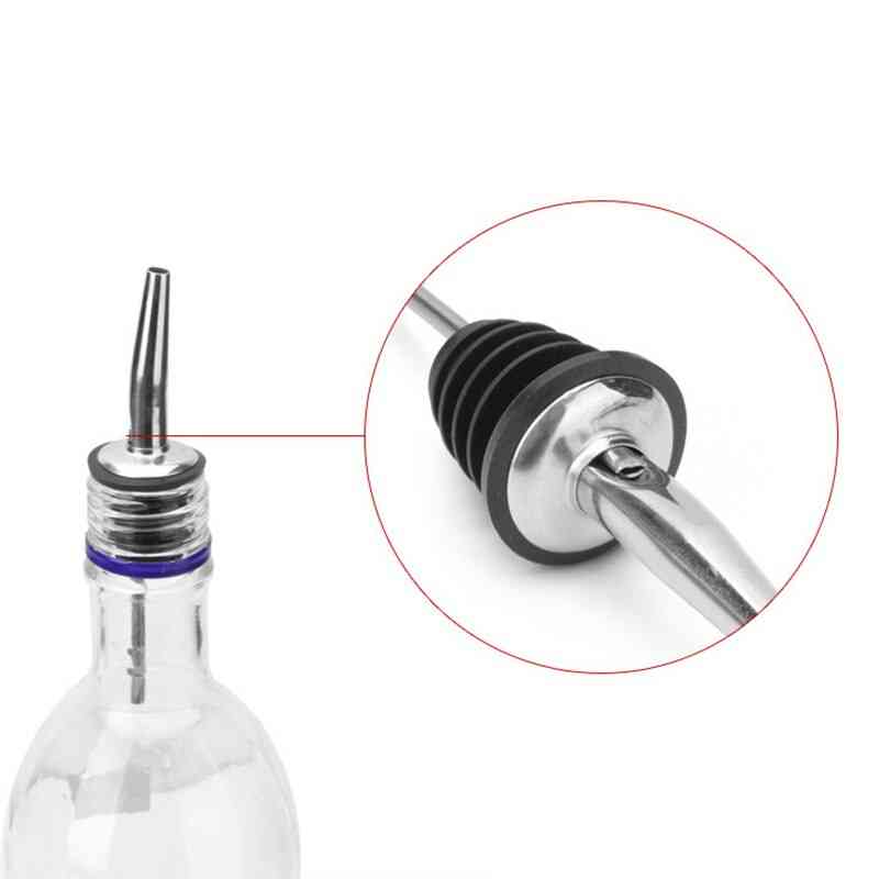 Stainless Steel Nozzle Bottle Pour Spout Used For Olive Oil, Wine Dispenser