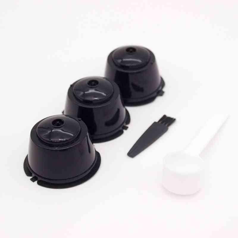 Tasse de filtre à capsule de café réutilisable et rechargeable de 6 pièces pour Nescafé - 6 pièces Brorwn