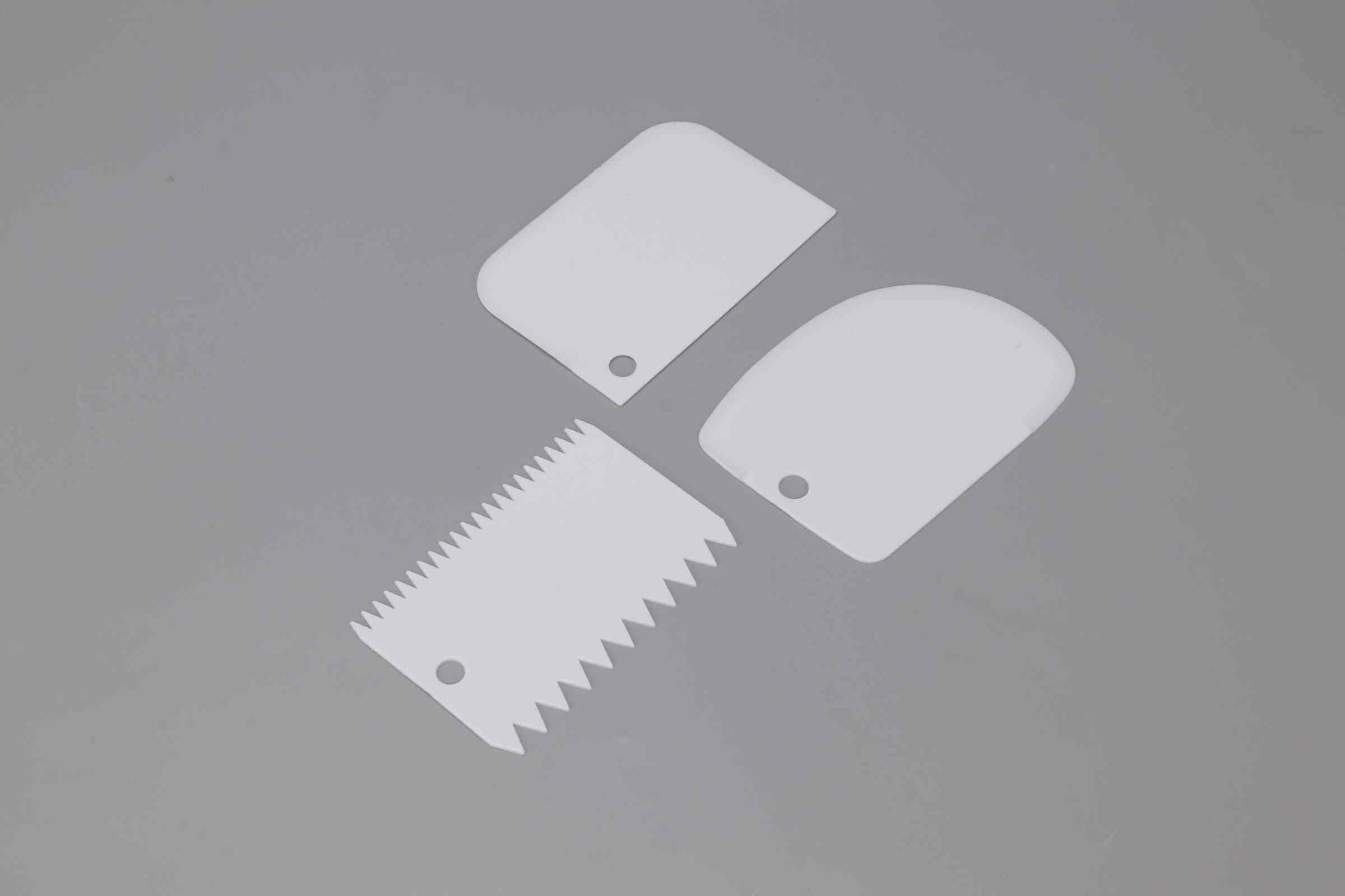 Lopatico za nož za testo silikonski komplet orodij - okrasitev, gladek gladek za pecivo