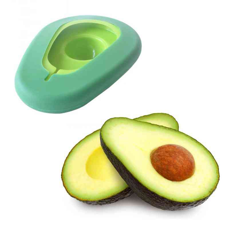 Visual touch green 2stk avocado saver silikone fersk mad huggers foldbar -