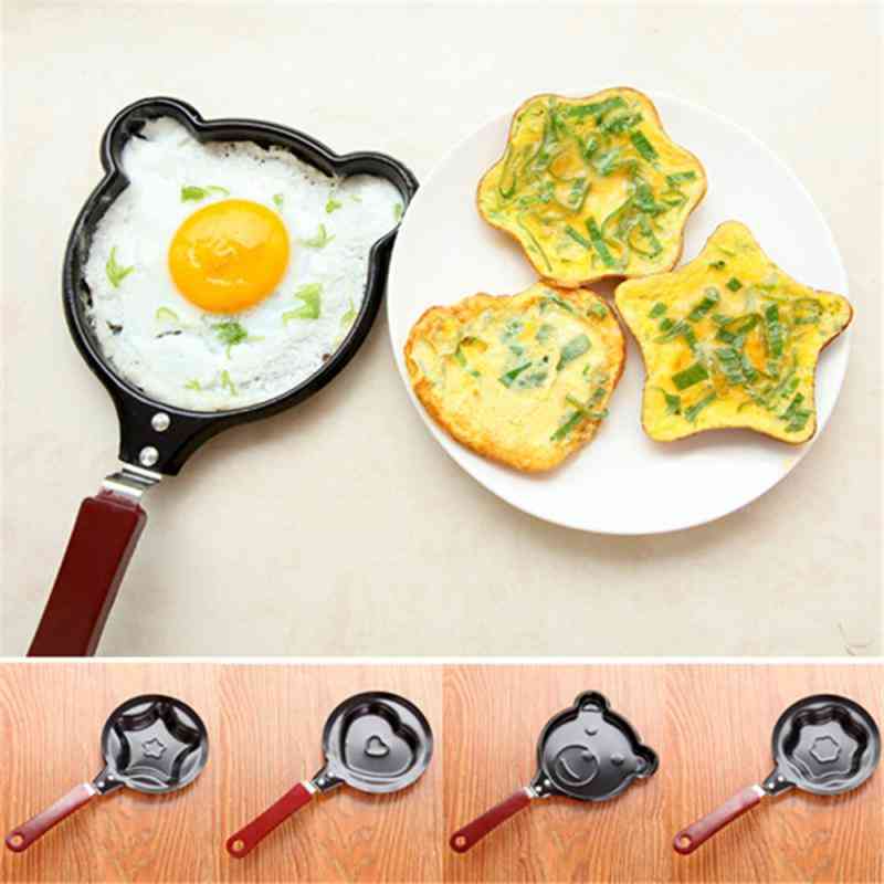 Nonstick Cute Shaped Egg Mold Pans - Mini Breakfast Egg Baking Pans