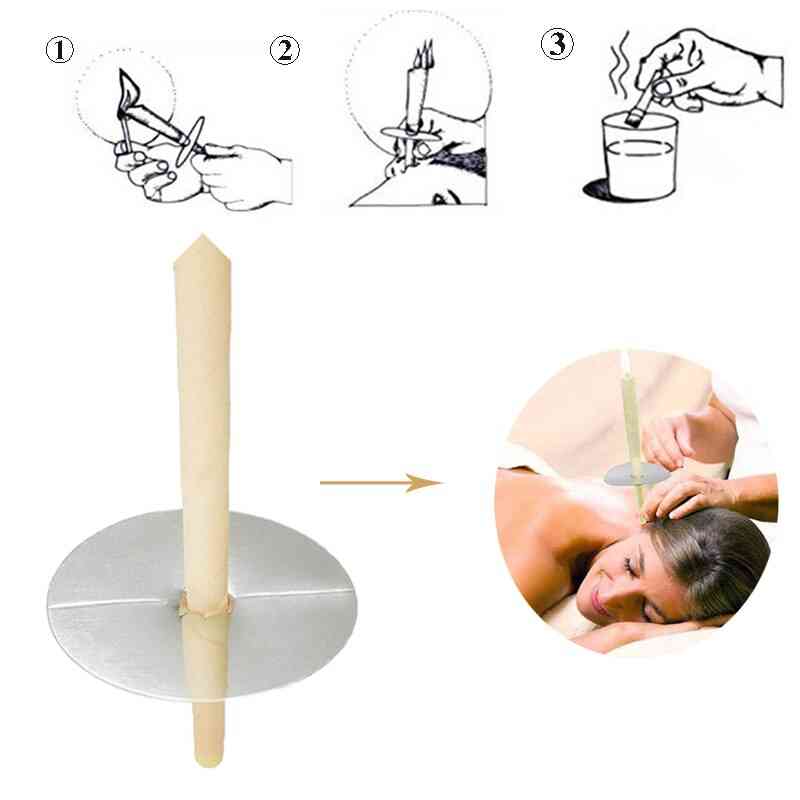 Beeswax Ear Candle Set - Hopi Ear Wax, Indian Coning, Fragrance Cleaning Ear Candle Wax Removal Tool