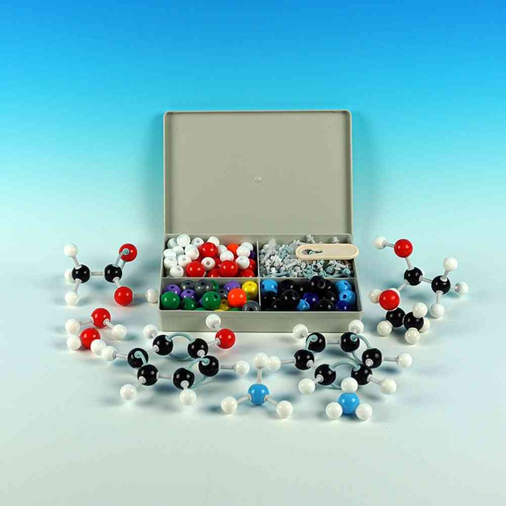 Kémia atom molekuláris modellek készlet készlet - általános tudományos gyermek oktatási modell készlet az iskolához