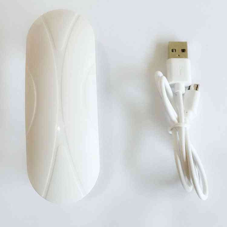 Secador de unhas ultravioleta rápido e seco nail art tools portable - uv light white 3 lâmpadas led