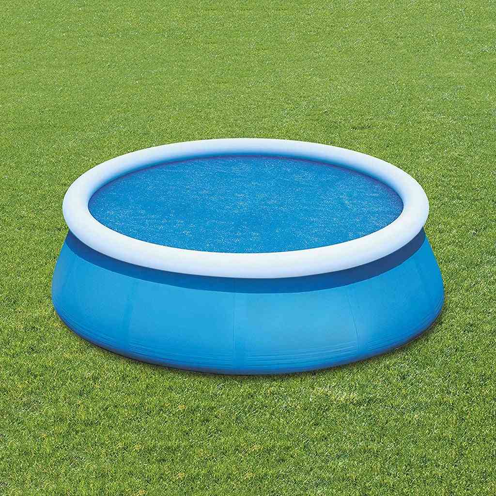 Round Swimming Pool Cover, Protector - 12ft Above Ground, Blue