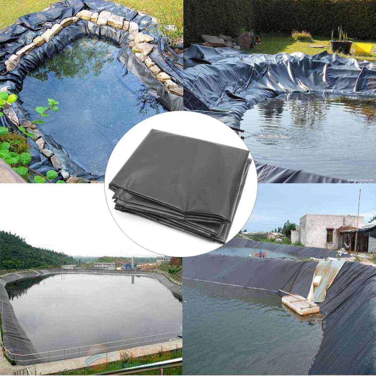 Fish Pond Liner Landscaping Pool Reinforced, Thick Heavy Duty Waterproof Membrane Liner Cloth