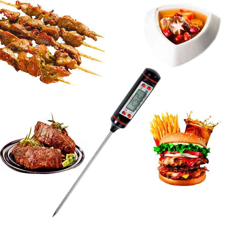 Digital Bbq Food Thermometer - Household Cooking Thermometer Gauges