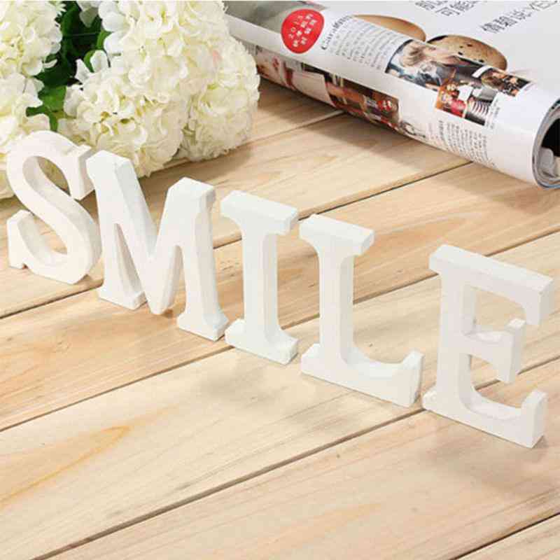 Diy Wooden Letters Alphabet For Party And Home Decor