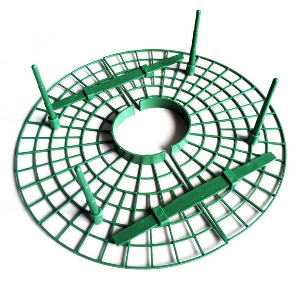 5 יחידות מתלה תומך מעגל גידול תות פלסטיק, מסגרת קציר מדפים נשלפים קלים -