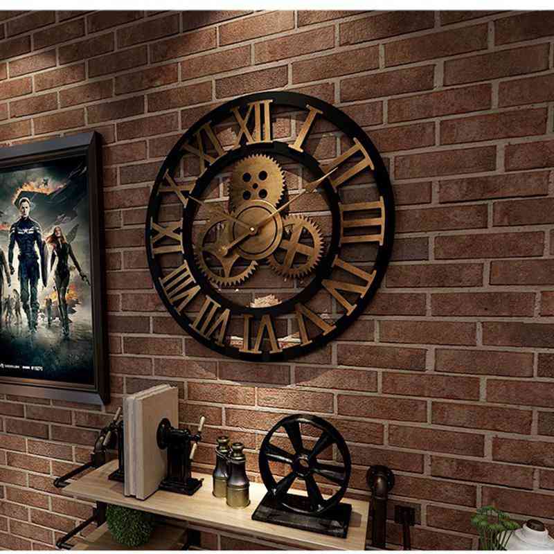 Industrial Gear Decorative Wall Clock