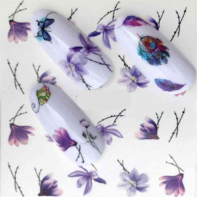 Nail Art Abalone Shell Decals Texture - Sticker Decoration Kit For Manicure