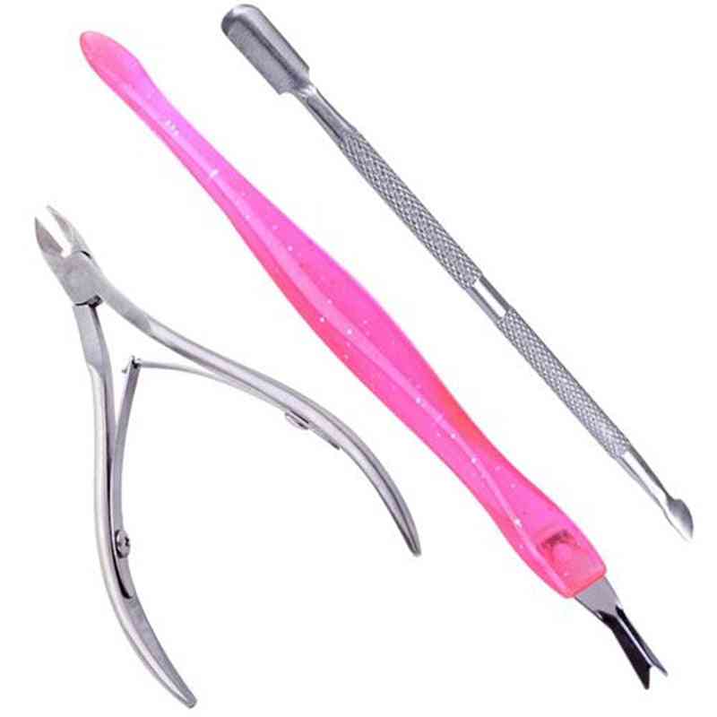 Nail Cuticle Nipper Tool- Having Spoon Pusher Remover, Cutter Clipper ,and Trimmer