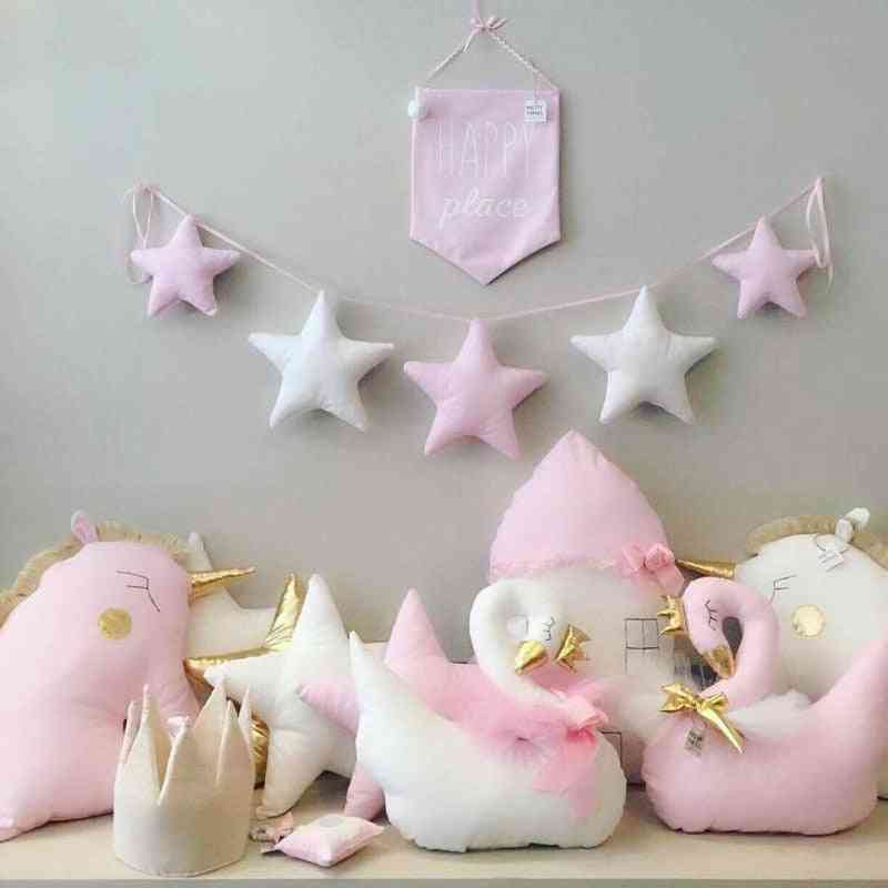 Handmade Nursery Star Garlands - Kids Room Decorations & Prop