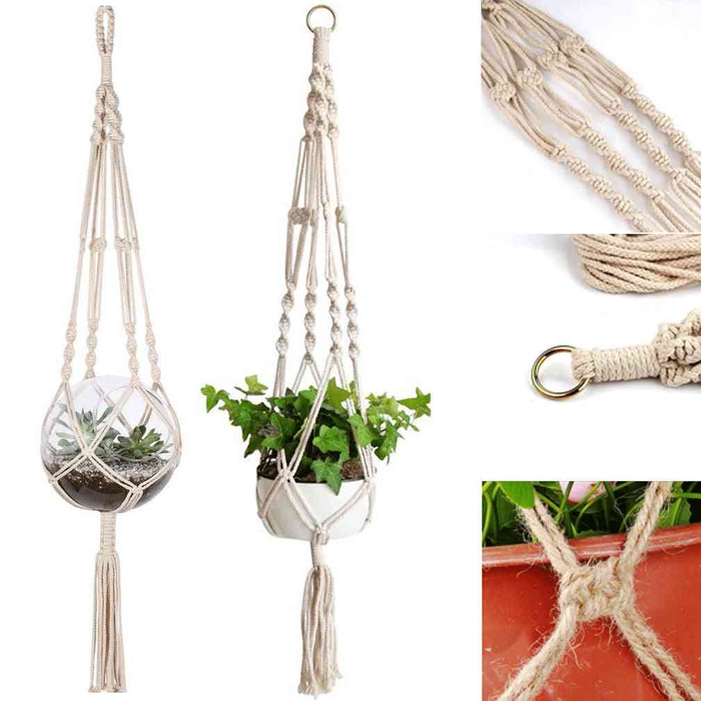 Hanging Baskets Plant Holder Pot, Macrame Hanger