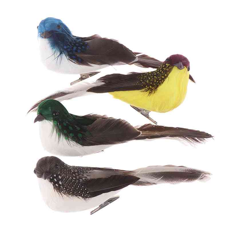 Piume di schiuma artificiale uccelli artigianali - modelli di uccelli di simulazione