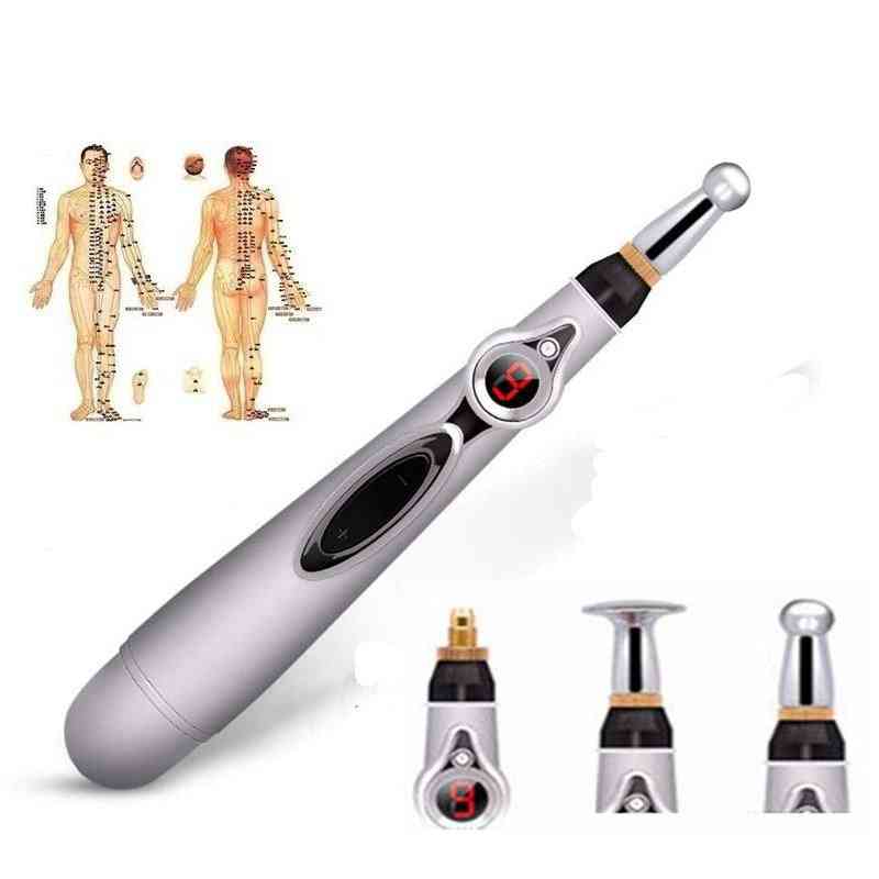 Electronic Acupuncture Pen Used For Meridians Laser Therapy - Heal Massage Pen