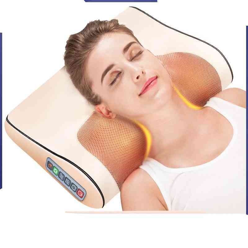 Electric Massage Pillow - Infrared Heating Neck, Shoulder, Back, Body