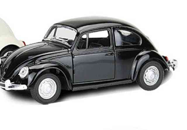 Vintage Beetle Diecast Pull Back Car Model Toy