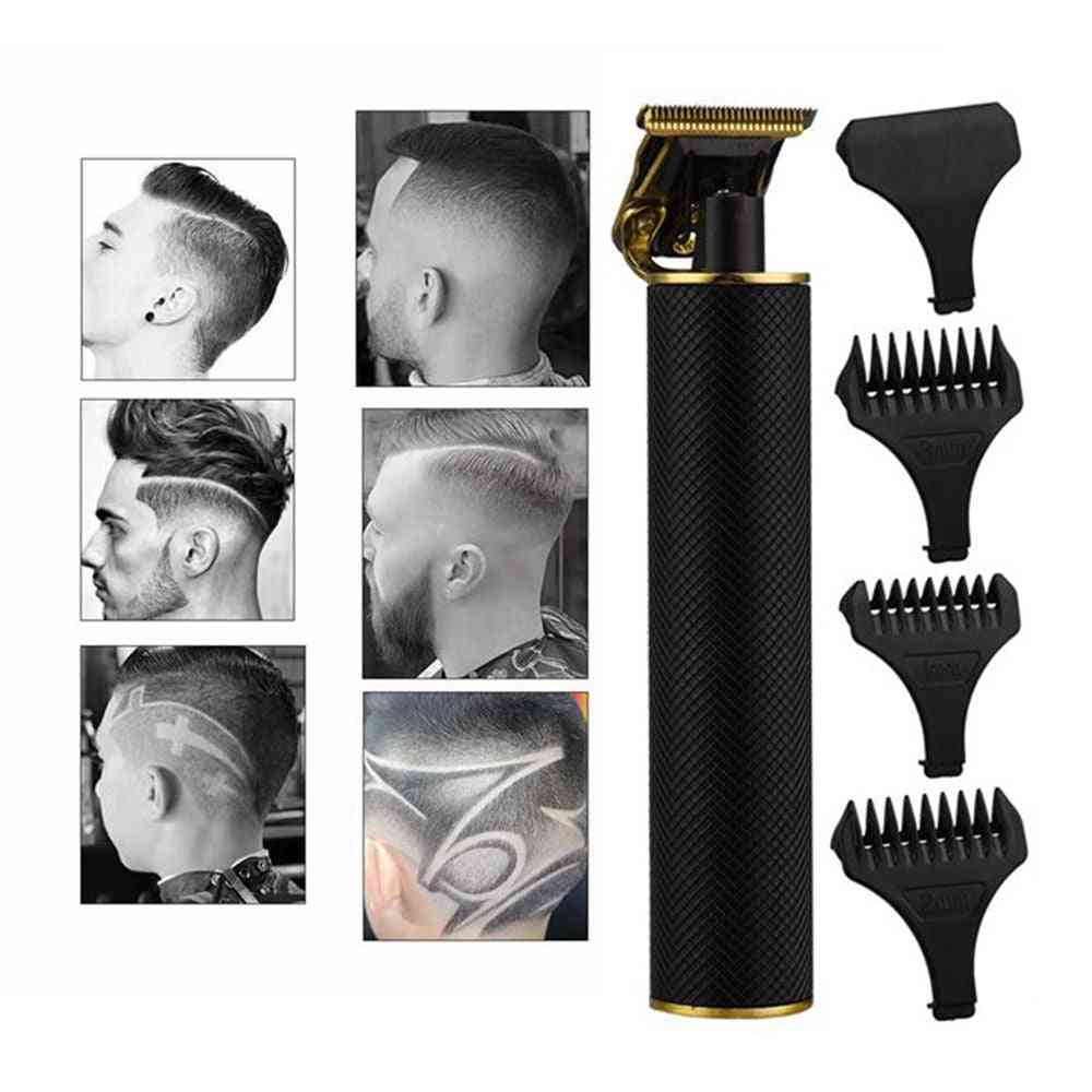 Tête chauve électrique sans fil professionnelle, tondeuse à barbe de rasage utilisée pour la finition de la machine de coupe de cheveux