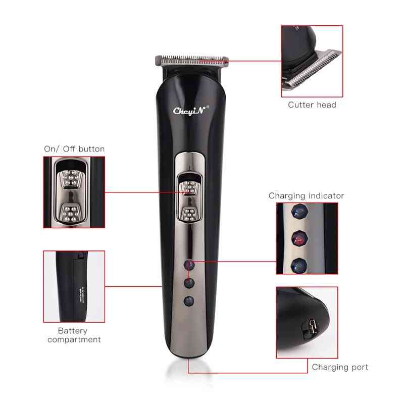 3 In 1 Electric Hair Trimmer - Usb Rechargeable Powerful Haircutting Blade Machine Tools