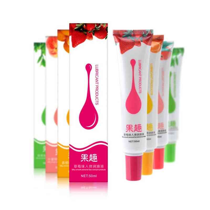 Water Based Fruit Flavor Lubricant For Silk Touch Vaginal And Anal Oral Sex
