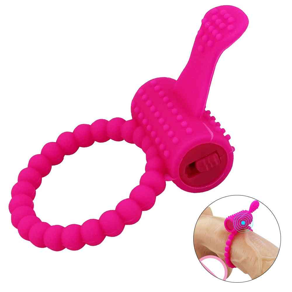 Silicon Vibrating Penis Rings For Male Time Delay Ejaculation - Adult Sex For Men