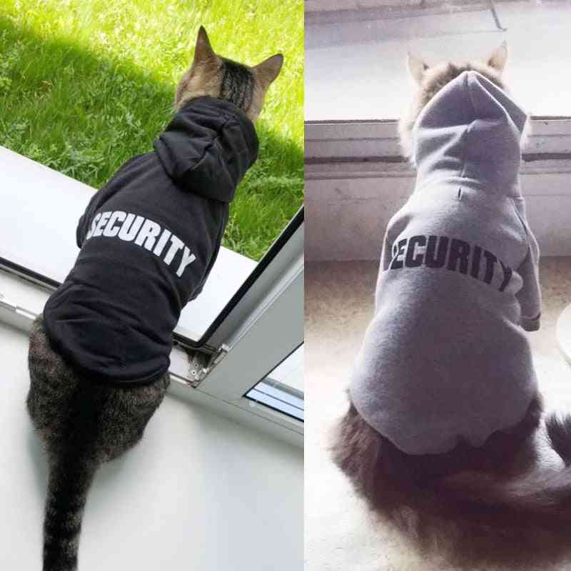 Security Pet Coats Jacket Hoodies For Animals Pet Warm Outfit & Clothing
