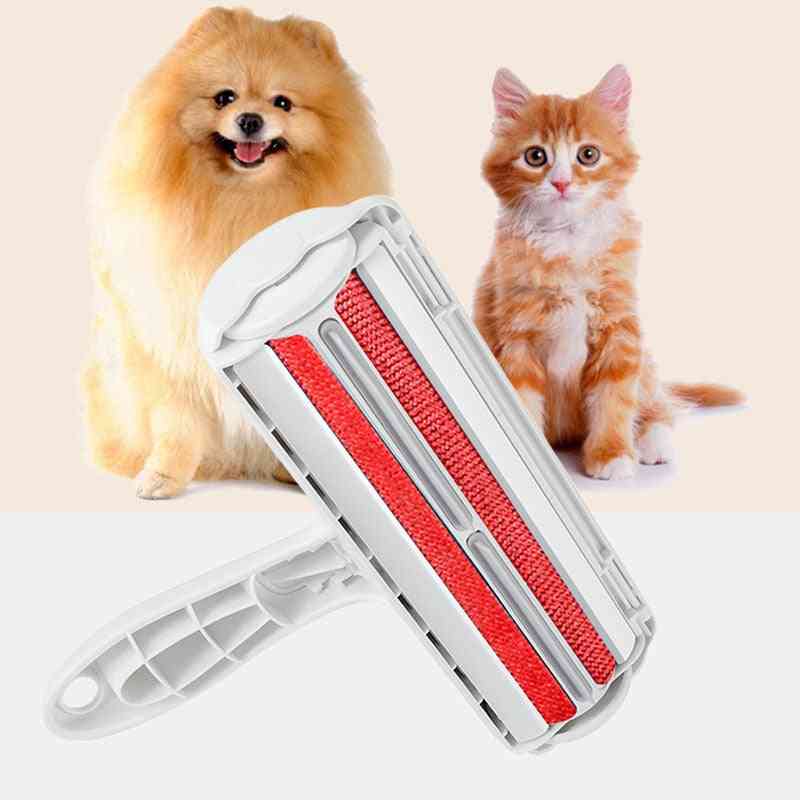 2 Way Pets Hair Removing Roller - Dog Cat Accessories Grooming Brush