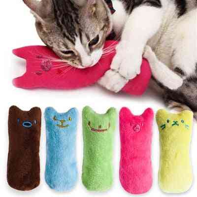 Funny Interactive Teeth Grinding Catnip - Pet Kitten Chewing Vocal Claws