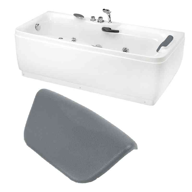 Luxury Spa Waterproof Pu Bathtub Headrest Suction Cup Foam Bath Pillow - Bathroom Body Mist Non-slip Bath Tub Pillow