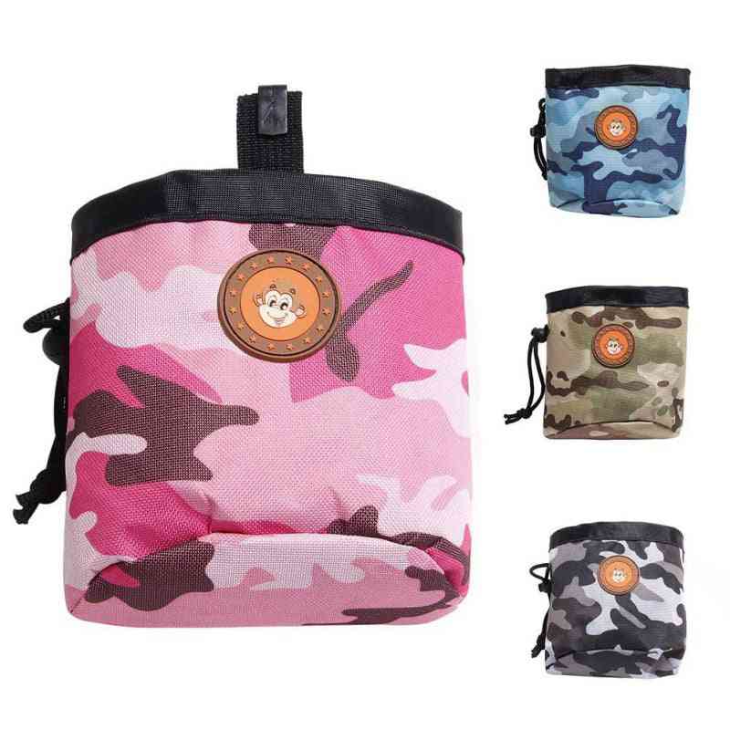 Portable Dog Outdoor Training Treat Bags - Pet Feed Pocket Pouch - Puppy Snack Reward Waist Bag