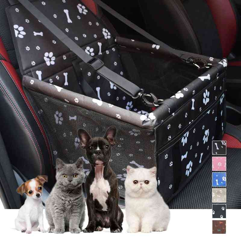 Folding Waterproof Travel Car Carriers Bag For Dogs, Cats - Carrier Basket Cover For Pet