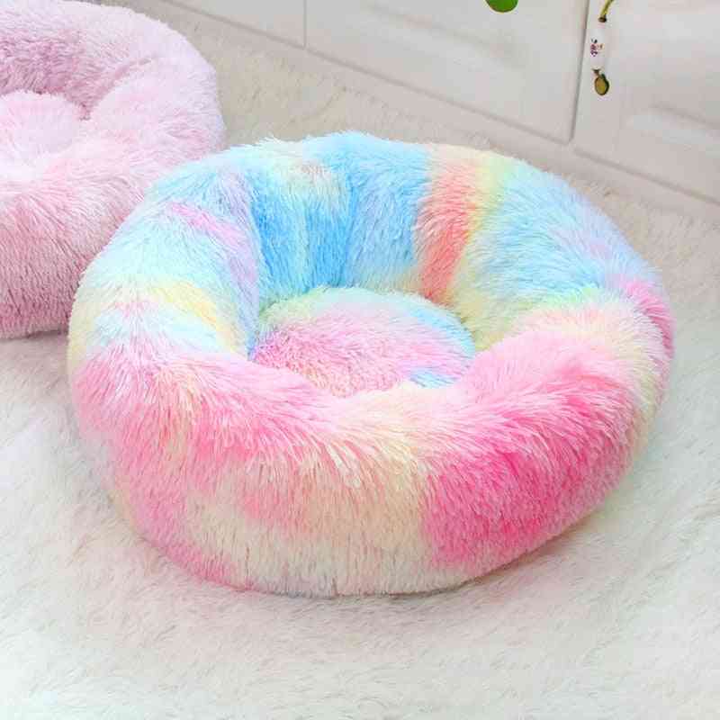 Washable Round Plush Super Soft Cotton Mat & Bed For Pet Dog Cat