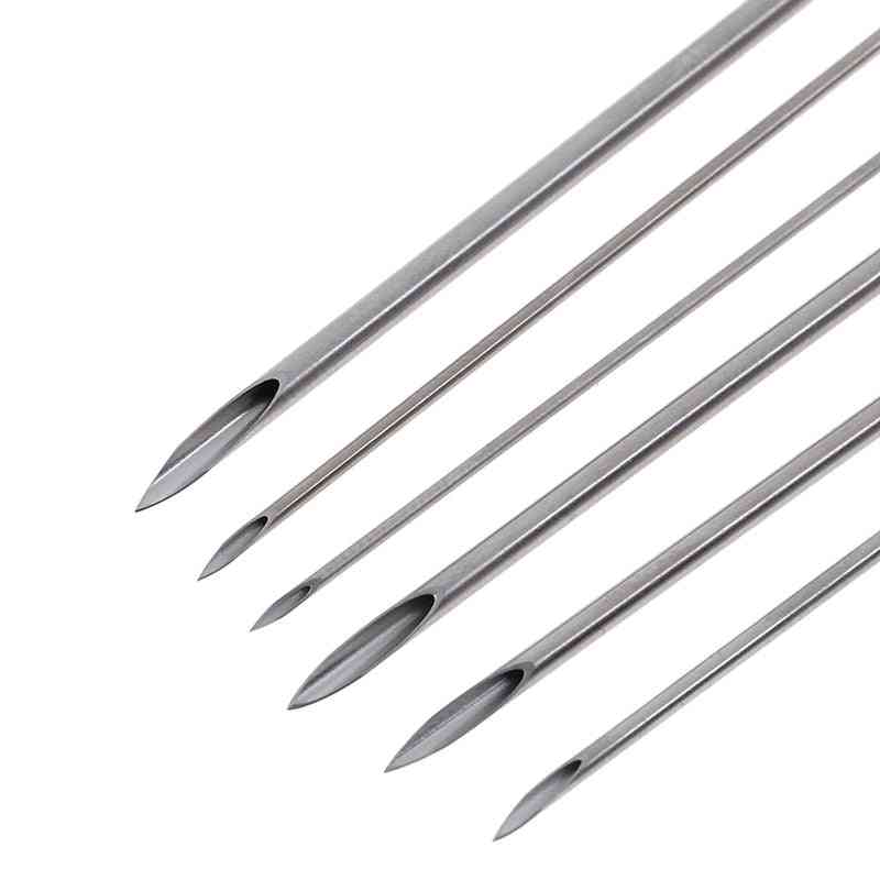 10 agujas desechables para piercing de tatuaje para kit de herramientas de agujas para piercing.