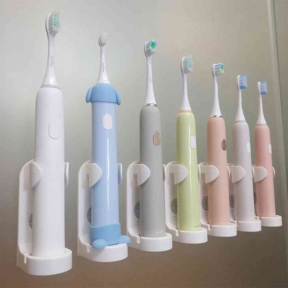 Space Saving Fashion And Creative Traceless Wall Mount Electric Toothbrush Holder And Stand