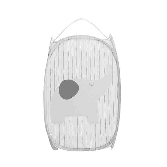 Domače zložljive košare za shranjevanje oblačil - mrežasto pranje umazanih oblačil košara za perilo