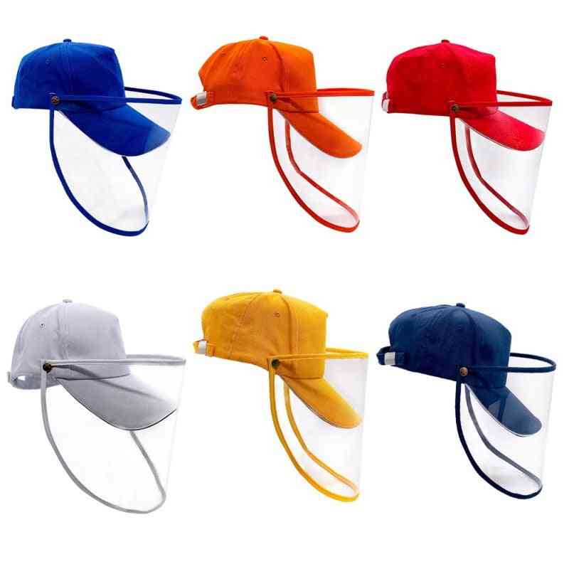 Hat With Face Shield  Cap Visor For Safe Wear