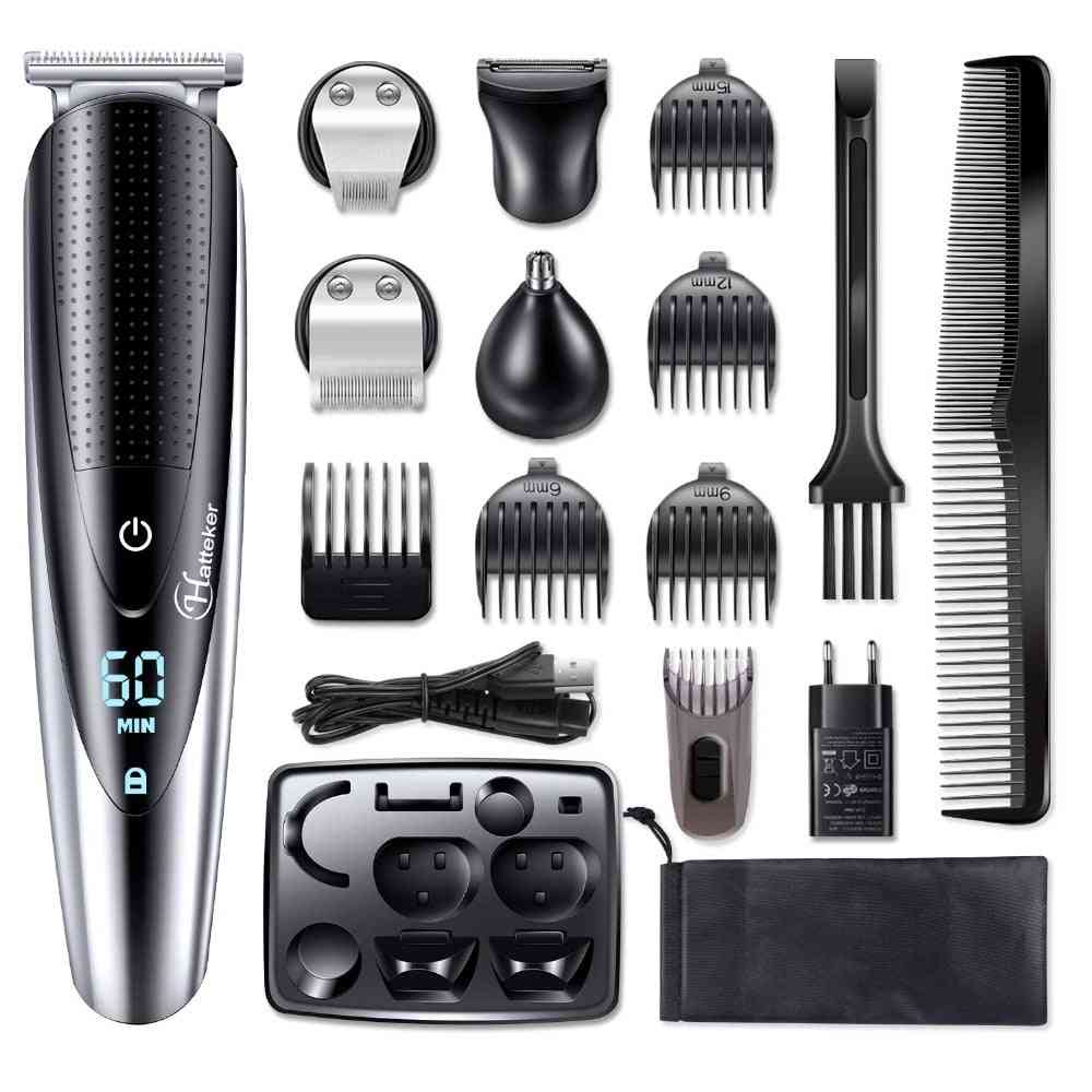 Rechargeable Electric Razor For Hair Clipper Men - 5 In 1 Trimmer Machine