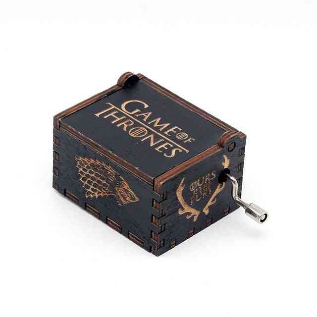 Game Of Thrones-hand Crank Wooden Music Box